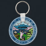 Nebraska State Seal Keychain<br><div class="desc">Nebraska State Seal Keychain</div>
