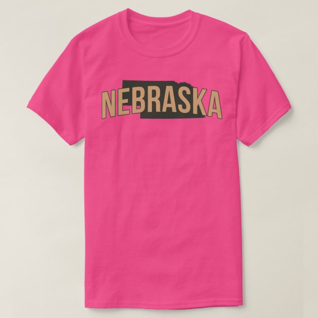 nebraska state T-Shirt (Design Front)