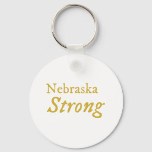 Nebraska Strong Keychain