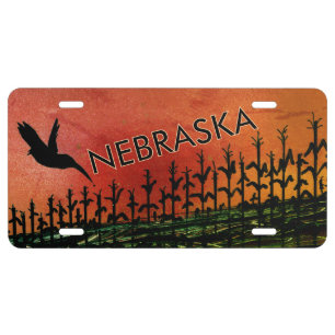 Nebraska The Cornhusker State License Plate