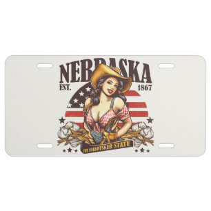 Nebraska The Cornhusker State License Plate