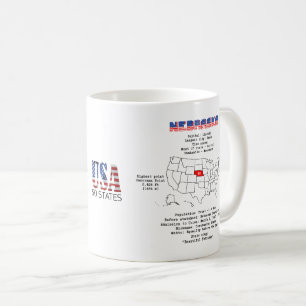 Nebraska. The state of the United States of Americ Coffee Mug