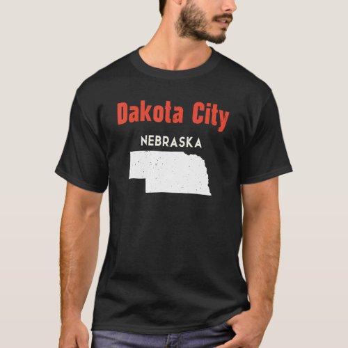 Nebraska Usa State America Travel Nebraskan Dakota T_Shirt