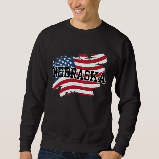 Nebraska USA Sweatshirt (Front)