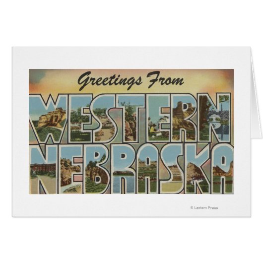 Nebraska (Western) - Large Letter Scenes (Front Horizontal)