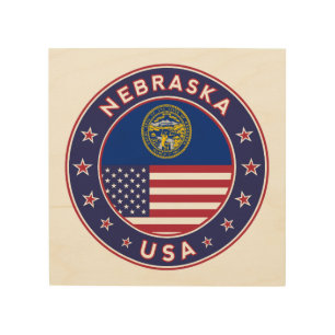 Nebraska Wood Wall Art