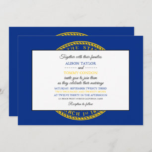 Nebraskan Flag, Flag of Nebraska Wedding Invitation