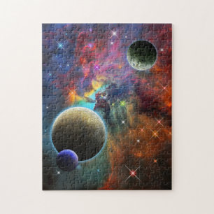 Nebula and Planets Jigsaw Puzzle