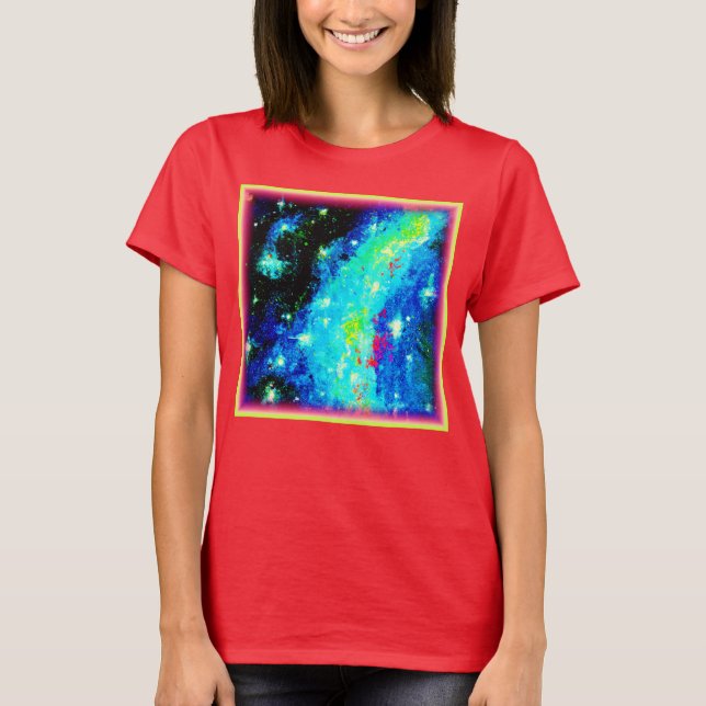 Nebula and Space Cosmic Designs. Buy Now T-Shirt (Front)