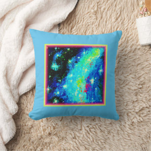 Nebula and Space Cosmic Designs. Buy Now Throw Pillow