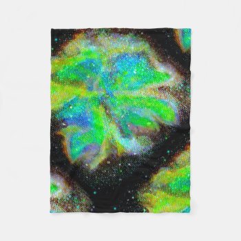 Nebula And Space Dust Cosmic Fleece Blanket by WhatJacquiSaid at Zazzle
