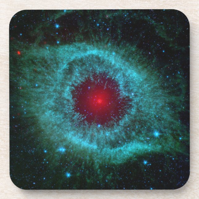Nebula astronomy Science space geek Beverage Coaster (Front)