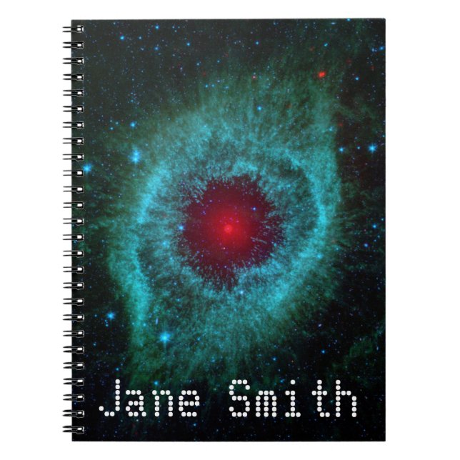 Nebula astronomy Science space geek Notebook (Front)