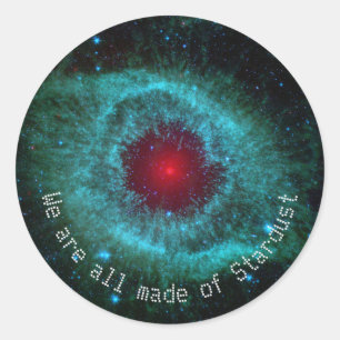 Nebula astronomy Science space quote Classic Round Sticker