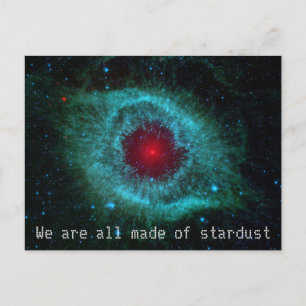 Nebula astronomy Science space quote Postcard