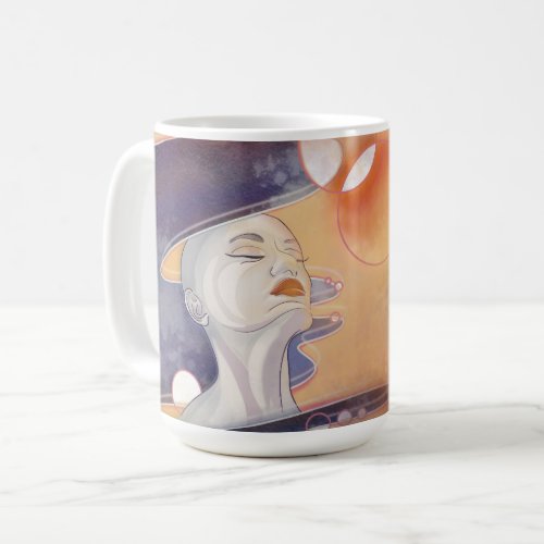 Nebula Attack and Galactic Pearl Necklace Coffee Mug