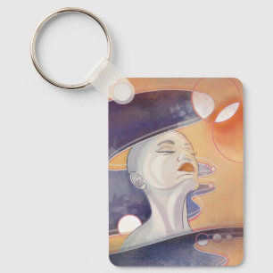 Nebula Attack and Galactic Pearl Necklace Keychain