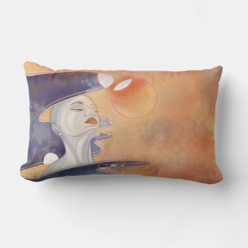 Nebula Attack and Galactic Pearl Necklace Lumbar Pillow