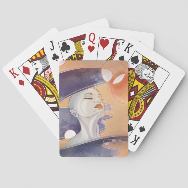 Nebula Attack and Galactic Pearl Necklace Poker Cards (Back)
