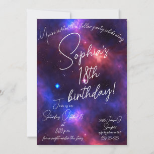 Nebula Birthday Invitation