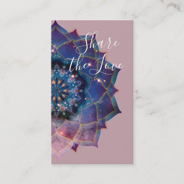 Nebula Bloom | Mandala Referral Card (Front)