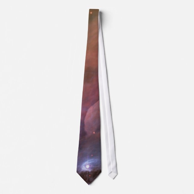 Nebula bright stars galaxy hipster geek cool space neck tie (Front)