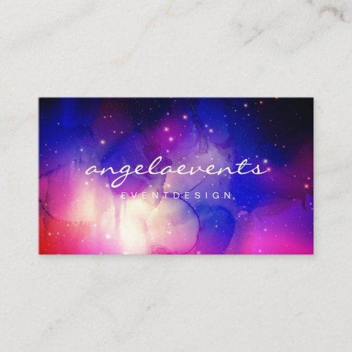 Nebula Celestial night sky Business Card