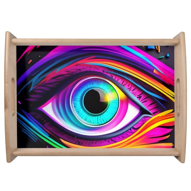Nebula Eye Design Serving Tray (Front)