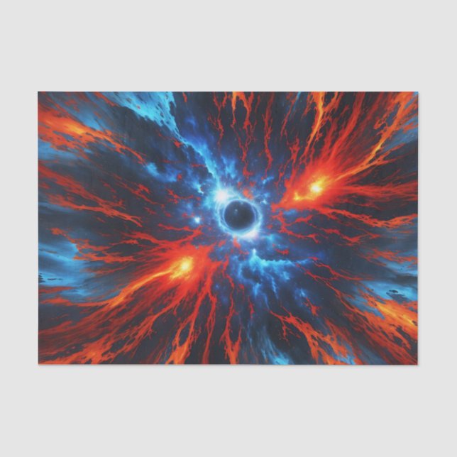 Nebula Fiery Vortex Tissue Paper (Front)
