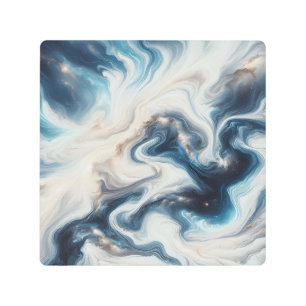 Nebula Flow Metal Print