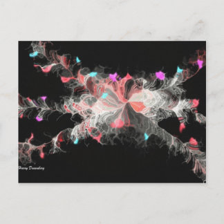 Nebula Flowers Postcard