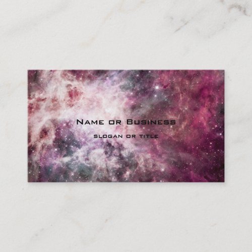Nebula Formation in Outer Space Business Card