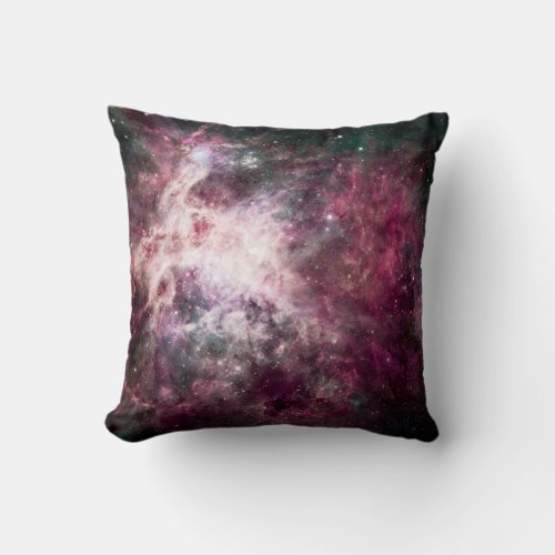 Nebula Formation in Outer Space Throw Pillow