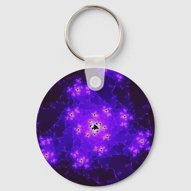 Nebula Fractal Keychain (Front)