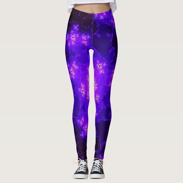 Nebula Fractal Leggings (Front)
