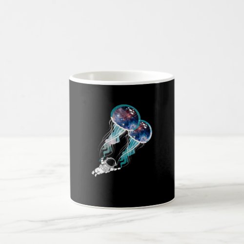 Nebula Galaxy Astronaut Outer Space Jellyfish Coffee Mug