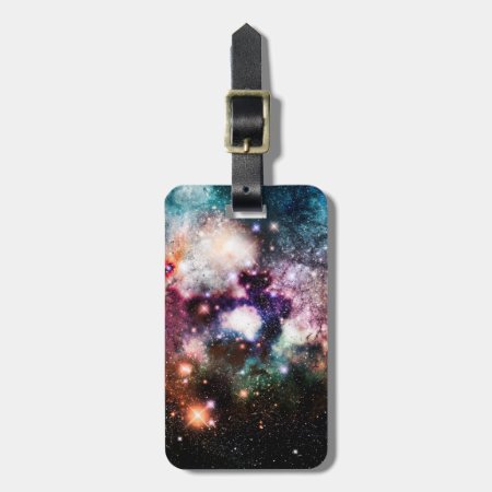 Nebula Galaxy Stars Luggage Tag