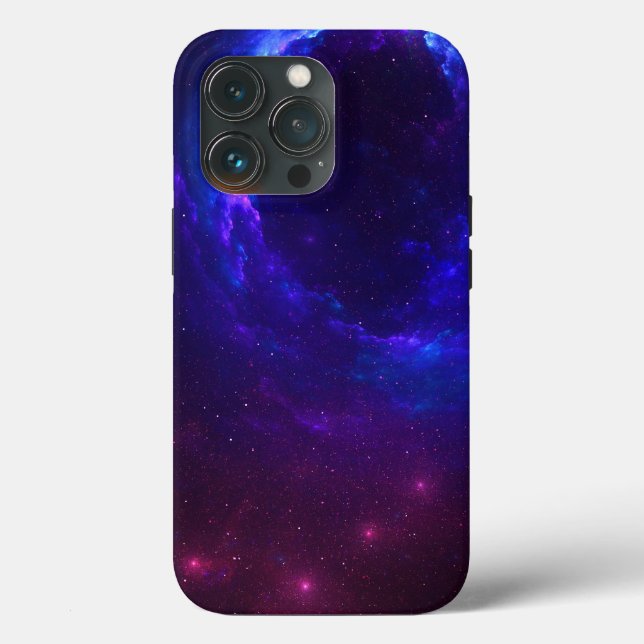 Nebula Gas Cloud Ring Blue and Purple Case-Mate iP iPhone Case (Back)