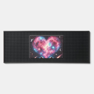 Nebula Heart Bar Mat