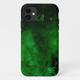 Nebula in Alien Green iPhone 5 case