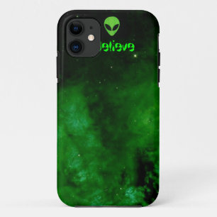 Nebula in Alien Green iPhone 5 case