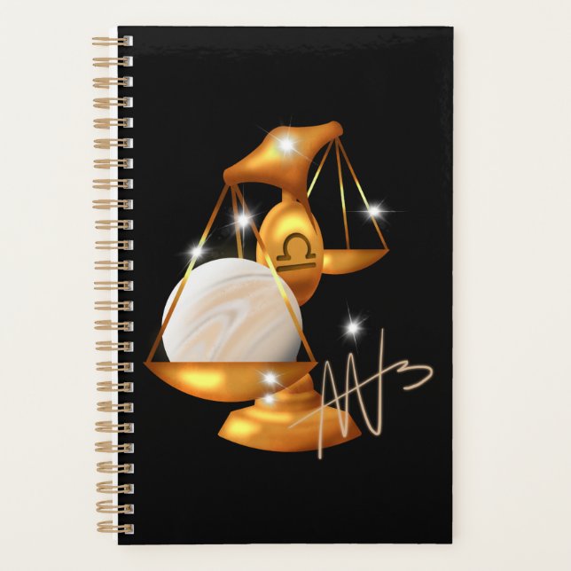 Nebula Libra Venus Zodiac Planner (Front)