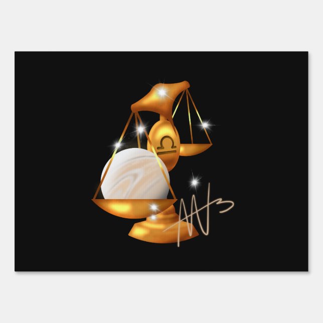 Nebula Libra Venus Zodiac Sign (Front)