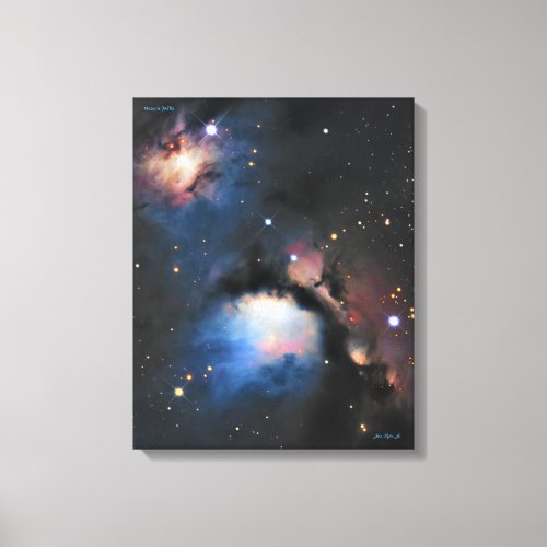 Nebula M78 _ Medium Detailed Canvas Print