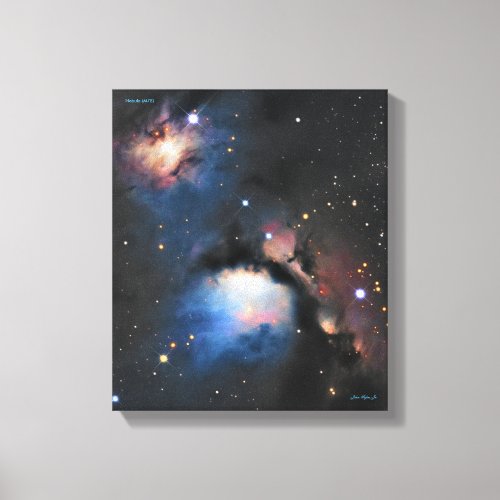 Nebula M78 _ Small Detailed Canvas Print