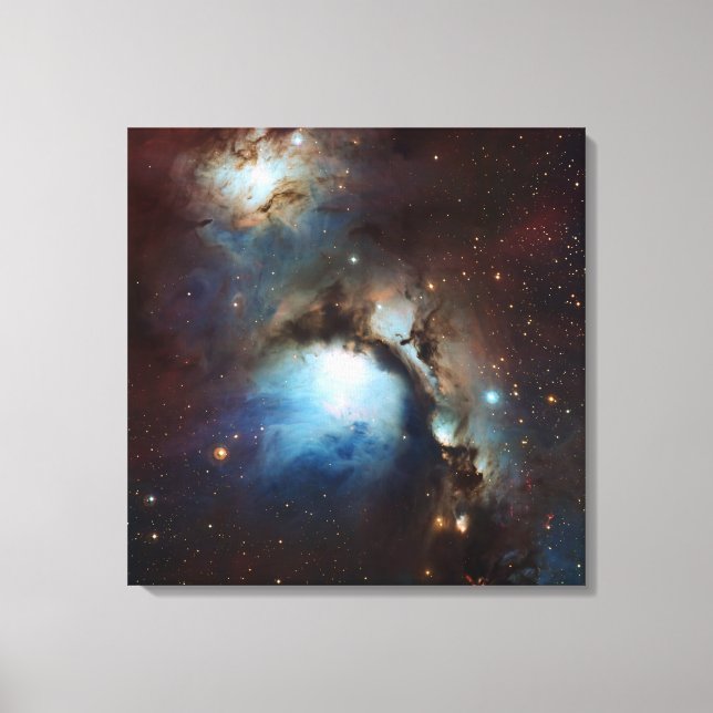 Nebula Messier 78 Space Astronomy Canvas Print (Front)