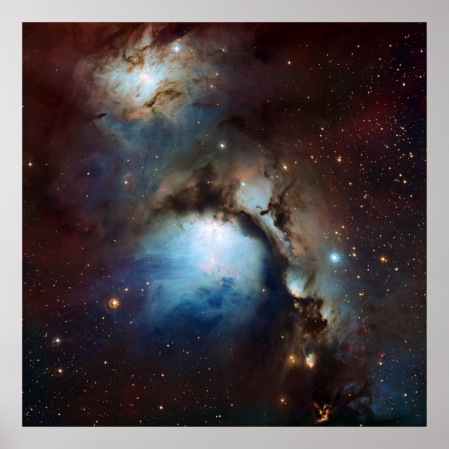 Nebula Messier 78 Space Astronomy Poster (Front)