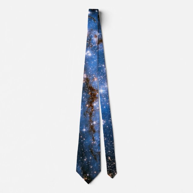 Nebula NGC 346 Infant Stars - Hubble Space Photo Neck Tie (Front)