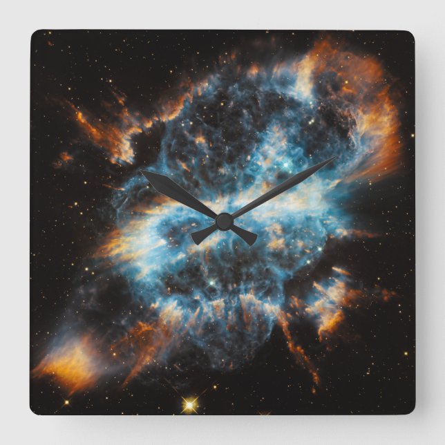 Nebula NGC 5189 Space Astronomy Square Wall Clock (Front)