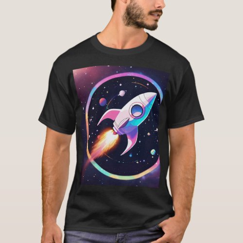 Nebula Odyssey Explore the Universe with Gravity T_Shirt